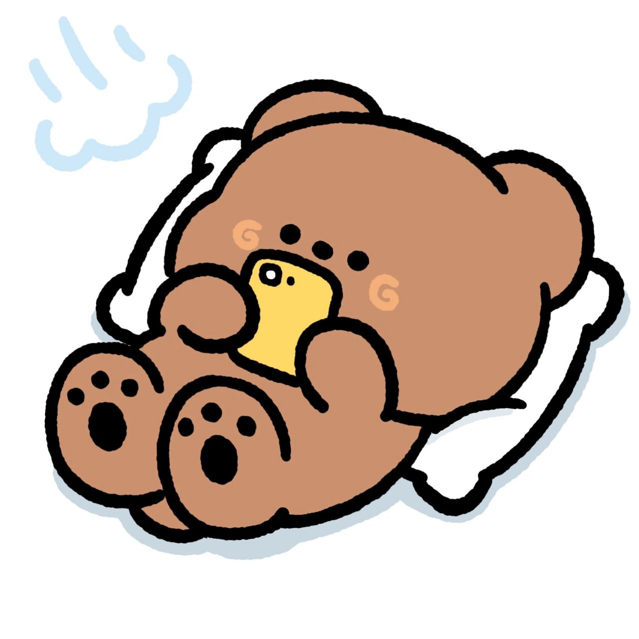 一起吹空调摆烂吧 | 小动物系列头像 天热什么也不想做啊 	 只想瘫着