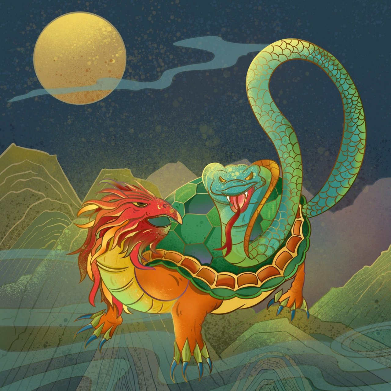 玄龟 山海经-玄龟