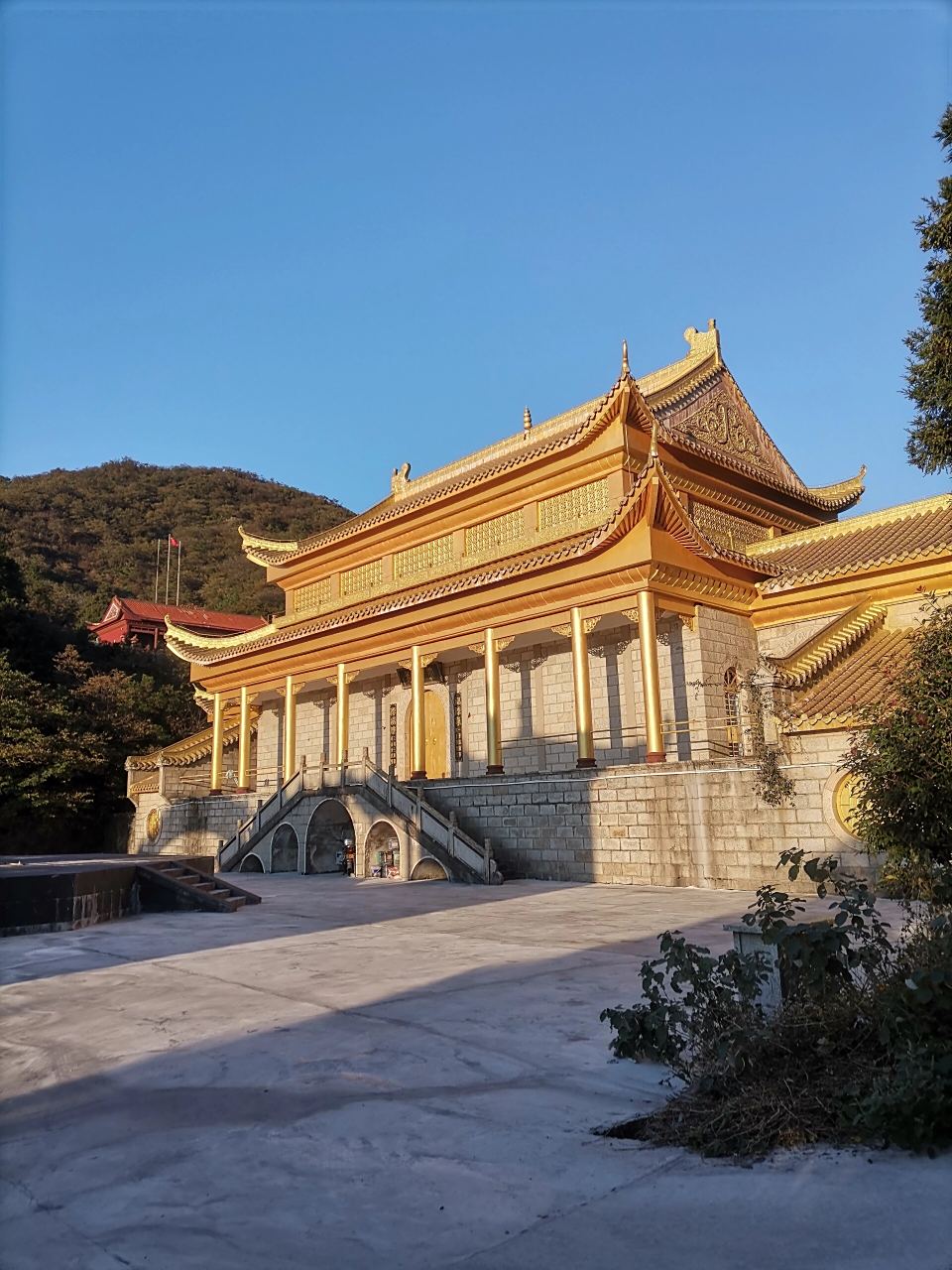 衡山南岳——南岳民俗文化城 坐车到半山亭就下车了,想着远离城市喧嚣