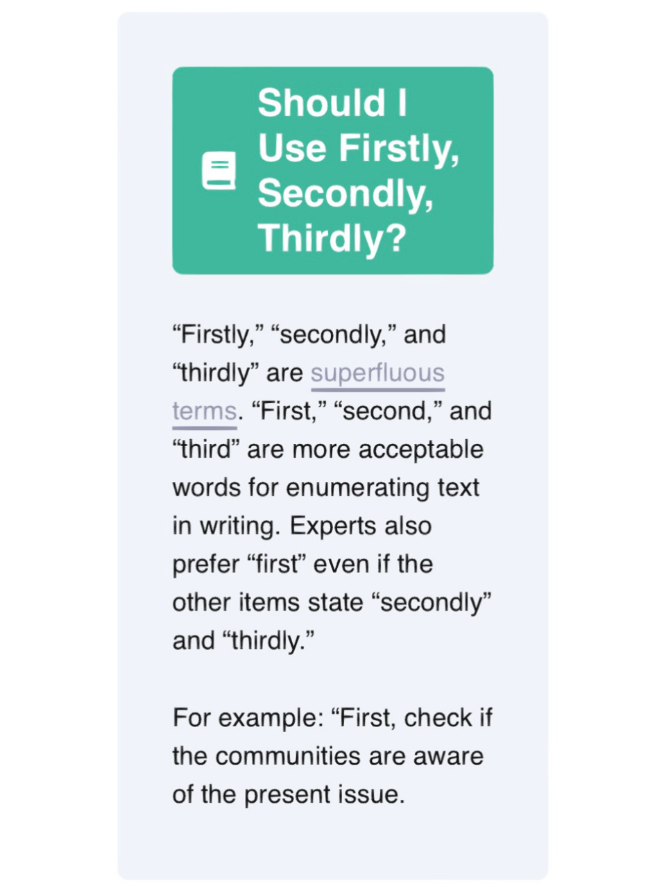 尽量不要用firstly, secondly, thirdly 不少同学写议论文时喜欢用