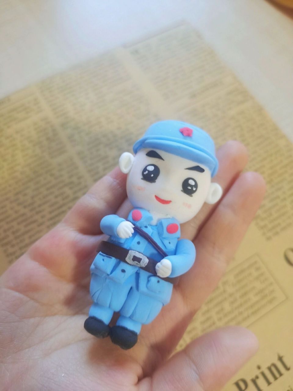【粘土】八路军小战士 日复一日的生活也会有新的快乐!
