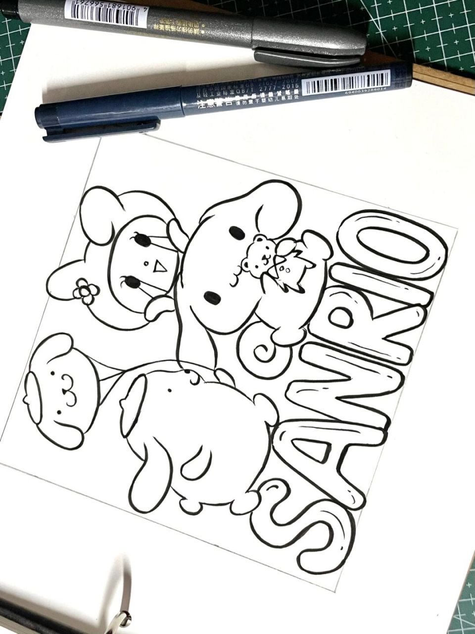 三丽欧可可爱爱简笔画|布丁狗玉桂狗美乐蒂 就是简简单单的简笔画啦