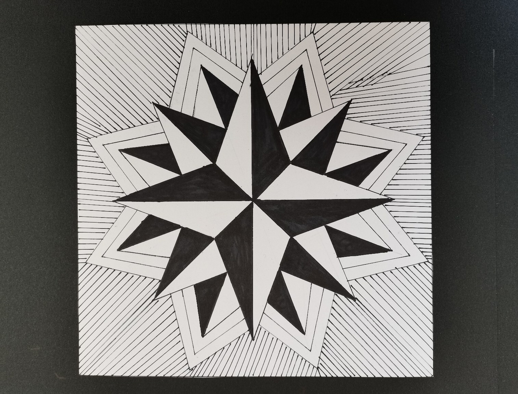 第一个:近似构成 第二个:重复构成 第三个:渐变构成 第四个:发射构成