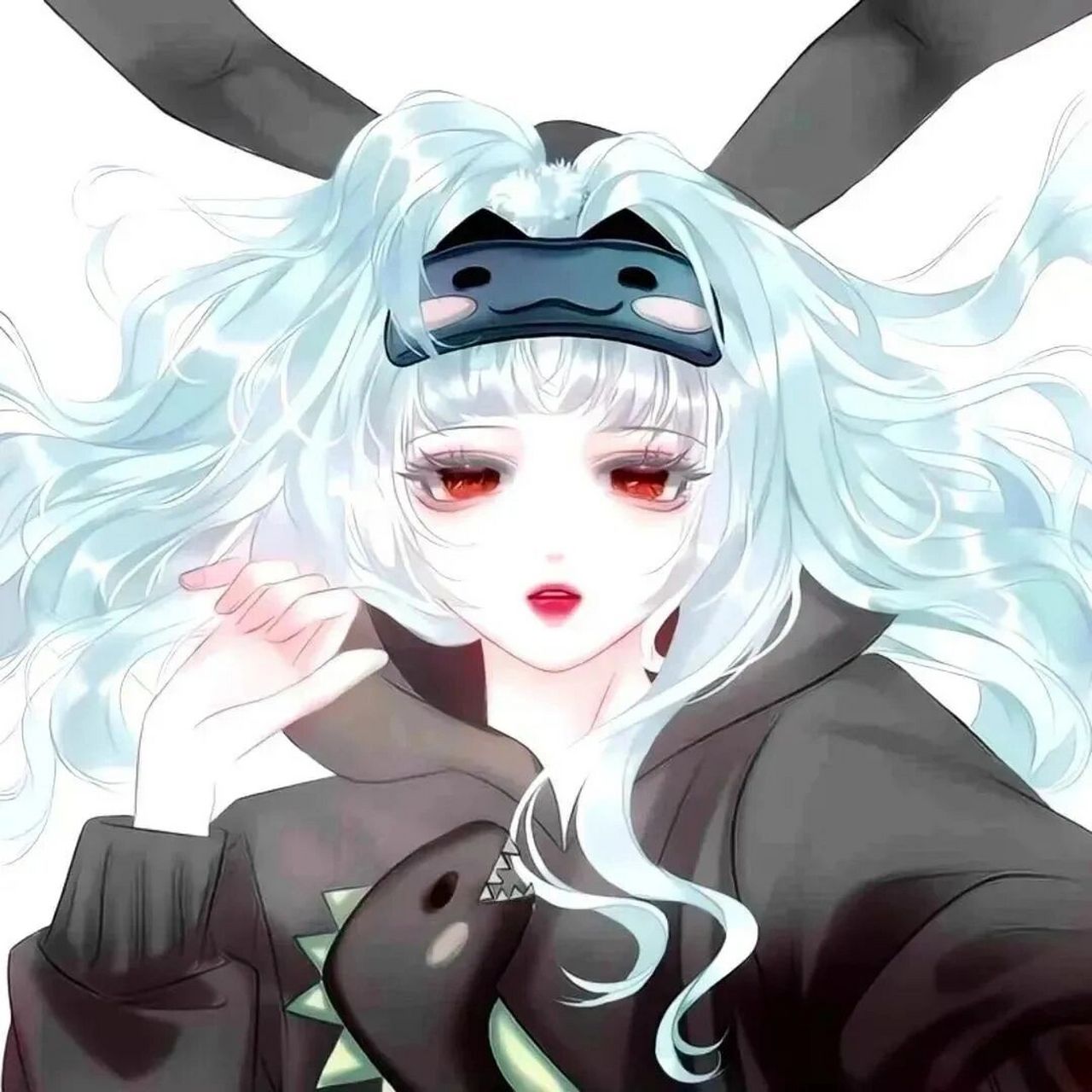 暗黑系情侣头像  动漫