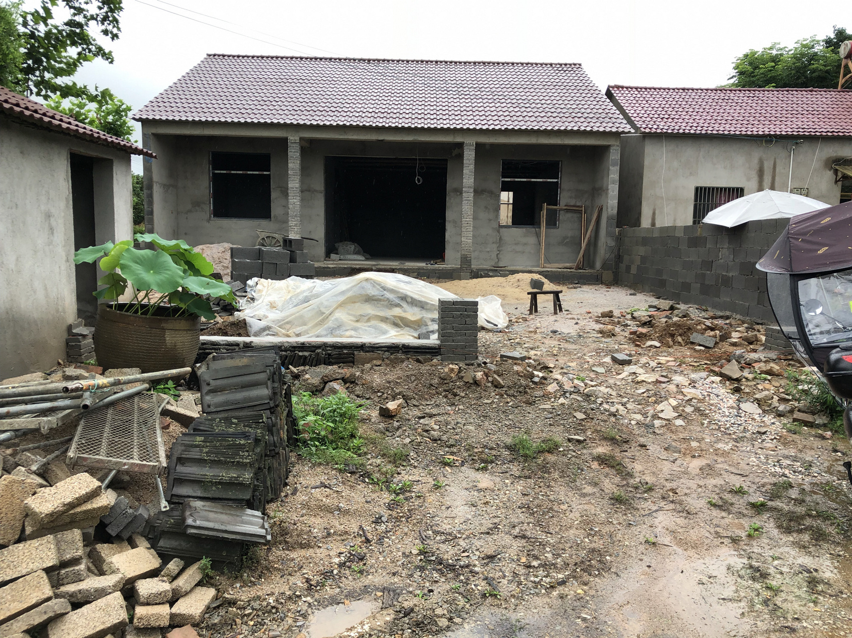 预算十万 农村自建好住的平房 坐标安徽池州某个乡镇村组,爸妈的乡下