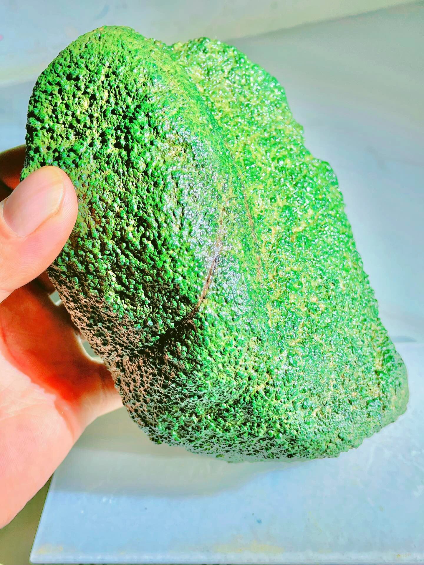 2499缅甸翡翠原石a货干青