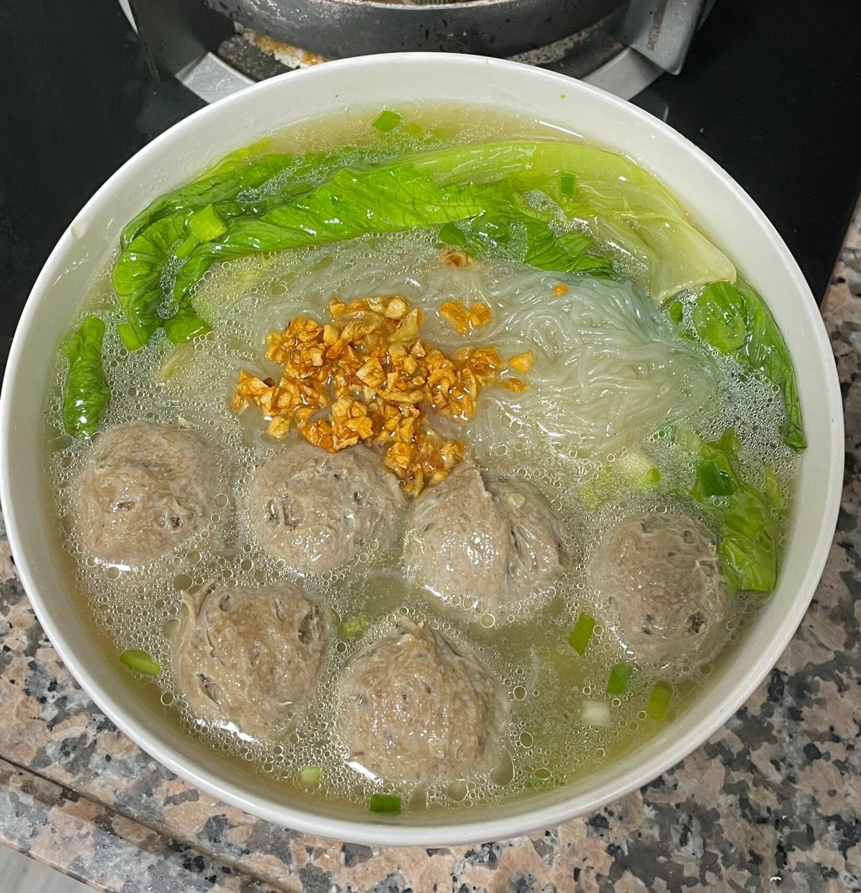 跟网友们学习潮汕牛肉丸粉丝汤,汤都不剩‼ 一直以为牛肉丸只能用来