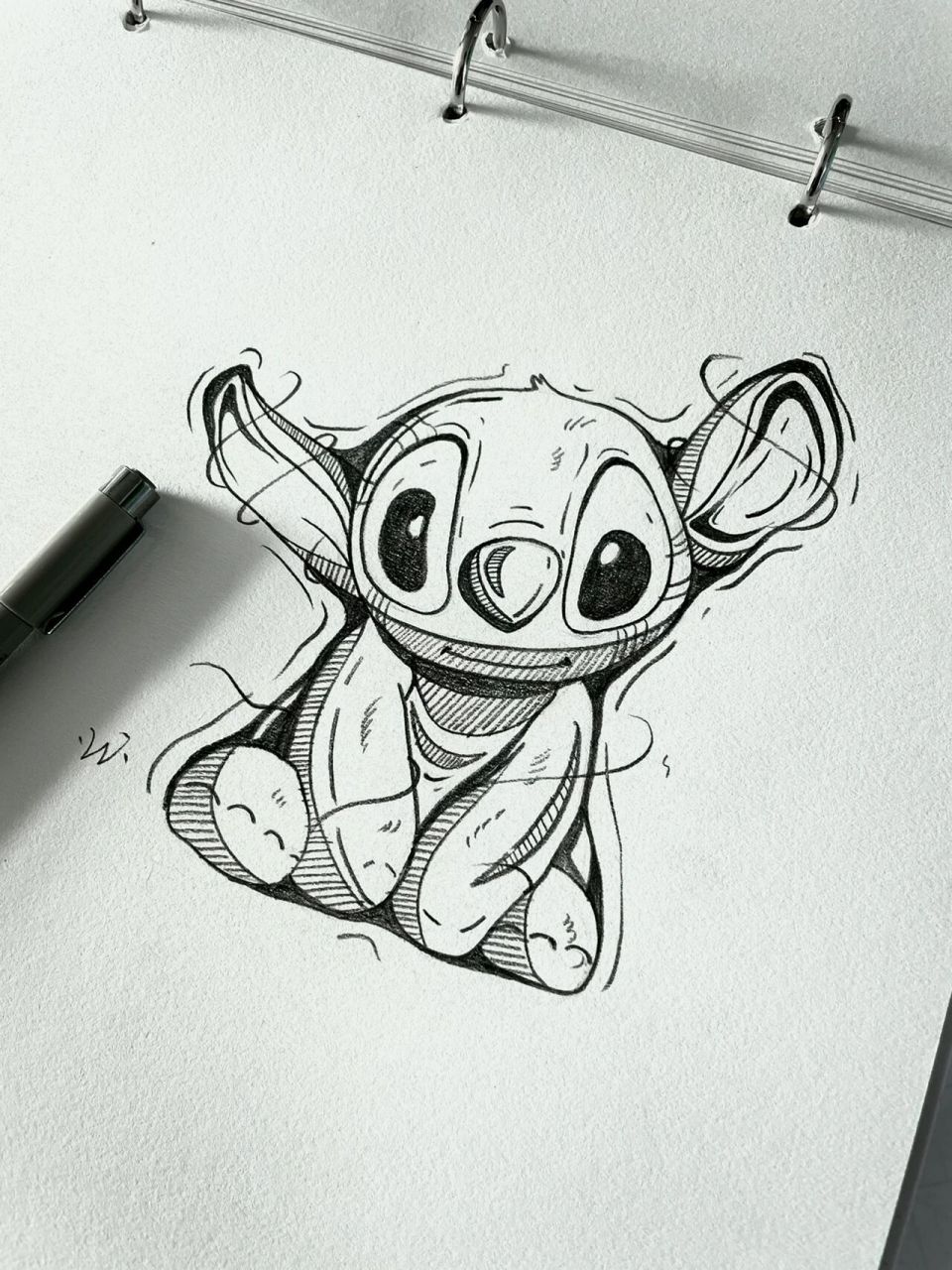 线描打卡 史迪仔09