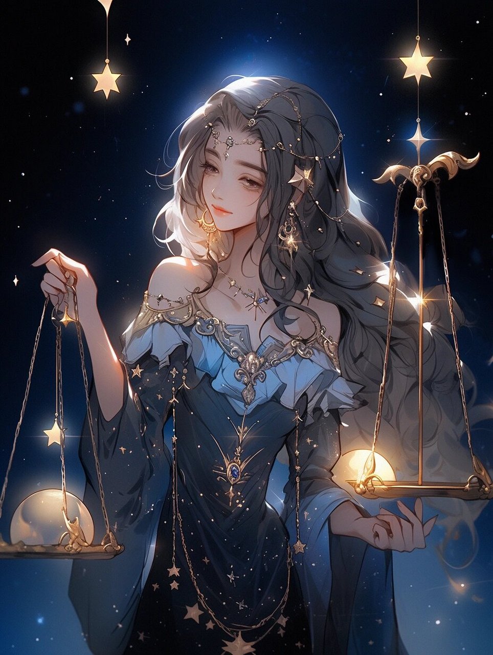 十二星座拟人  |  天秤座 宛如秋天的阳光,温和而平衡 追求公正和和谐