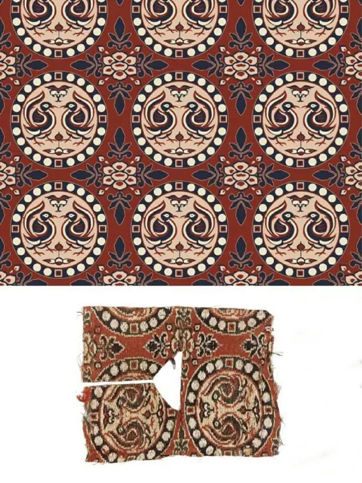 唐代纹样复原图,古人的审美准没错!