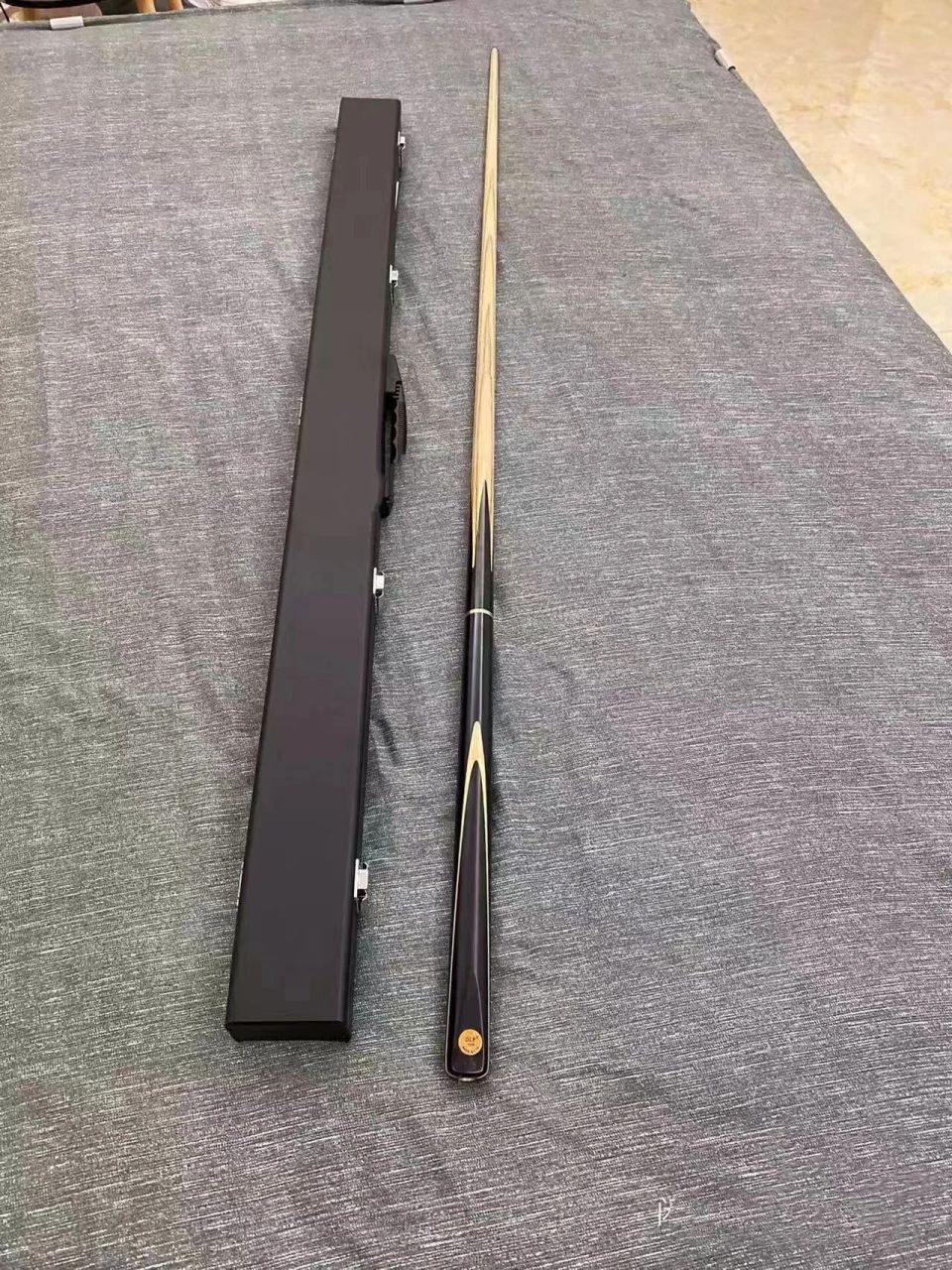 黑八杆台球杆小头杆中头杆八球斯诺克球杆低价出 闲置正品美洲豹球杆