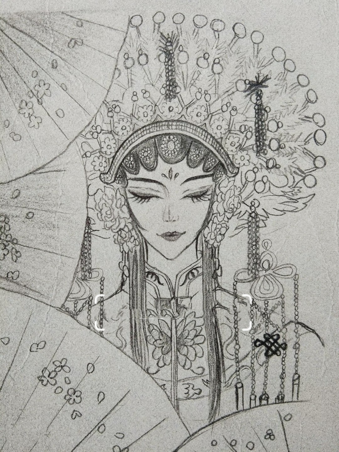 今天来教大家画戏子