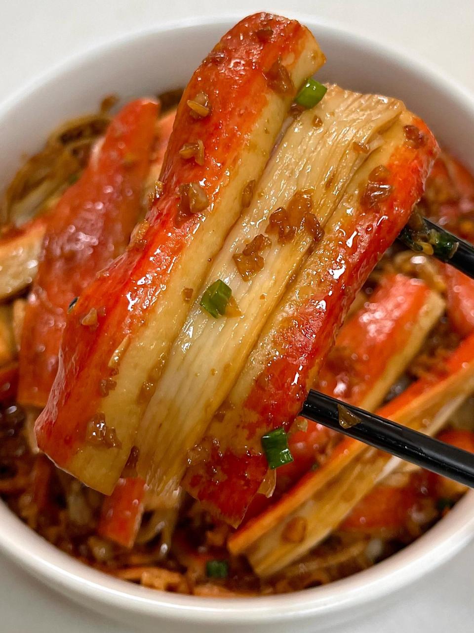 蒜泥蟹柳这个做法也太香了!