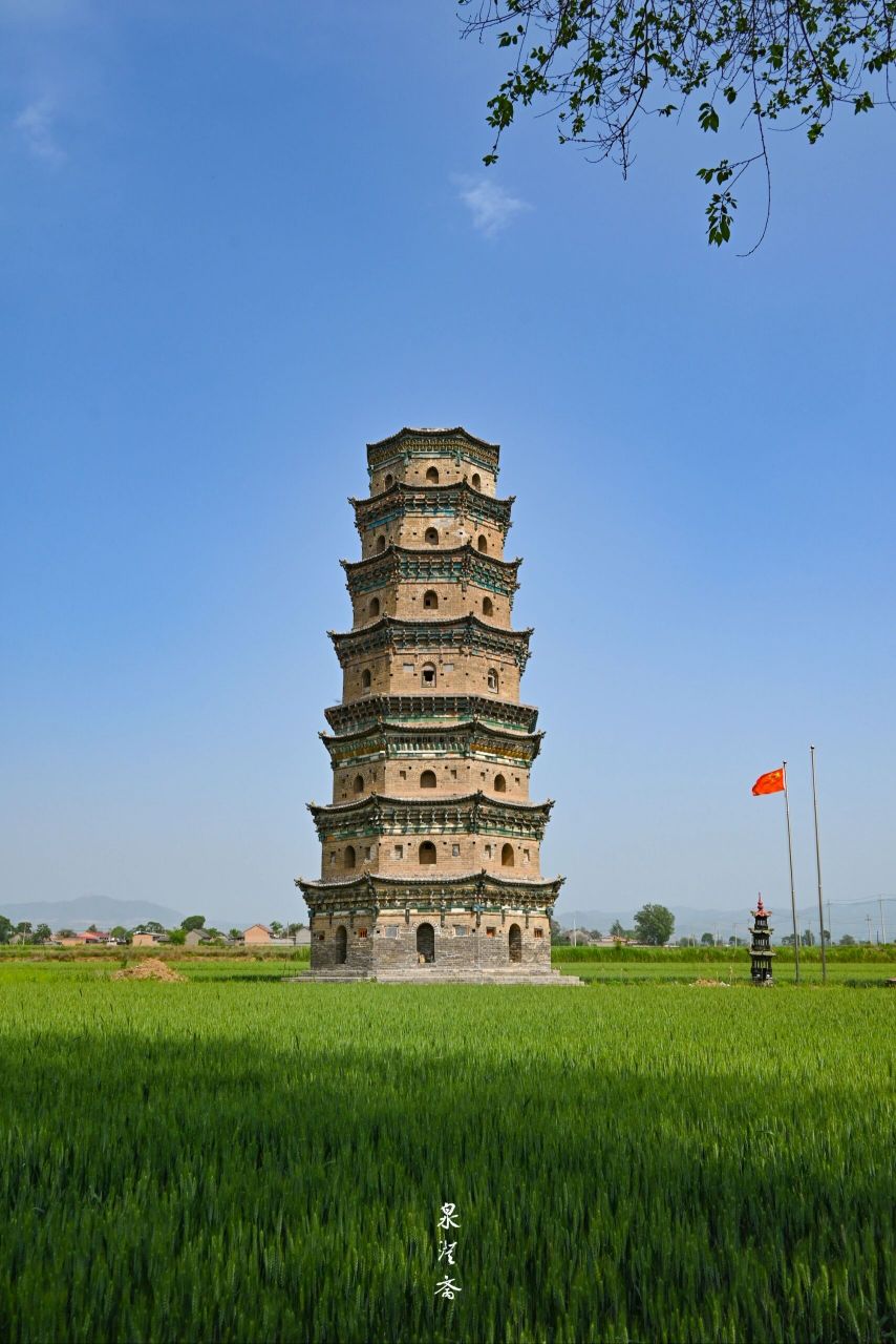 临汾市襄汾县灵光寺琉璃塔