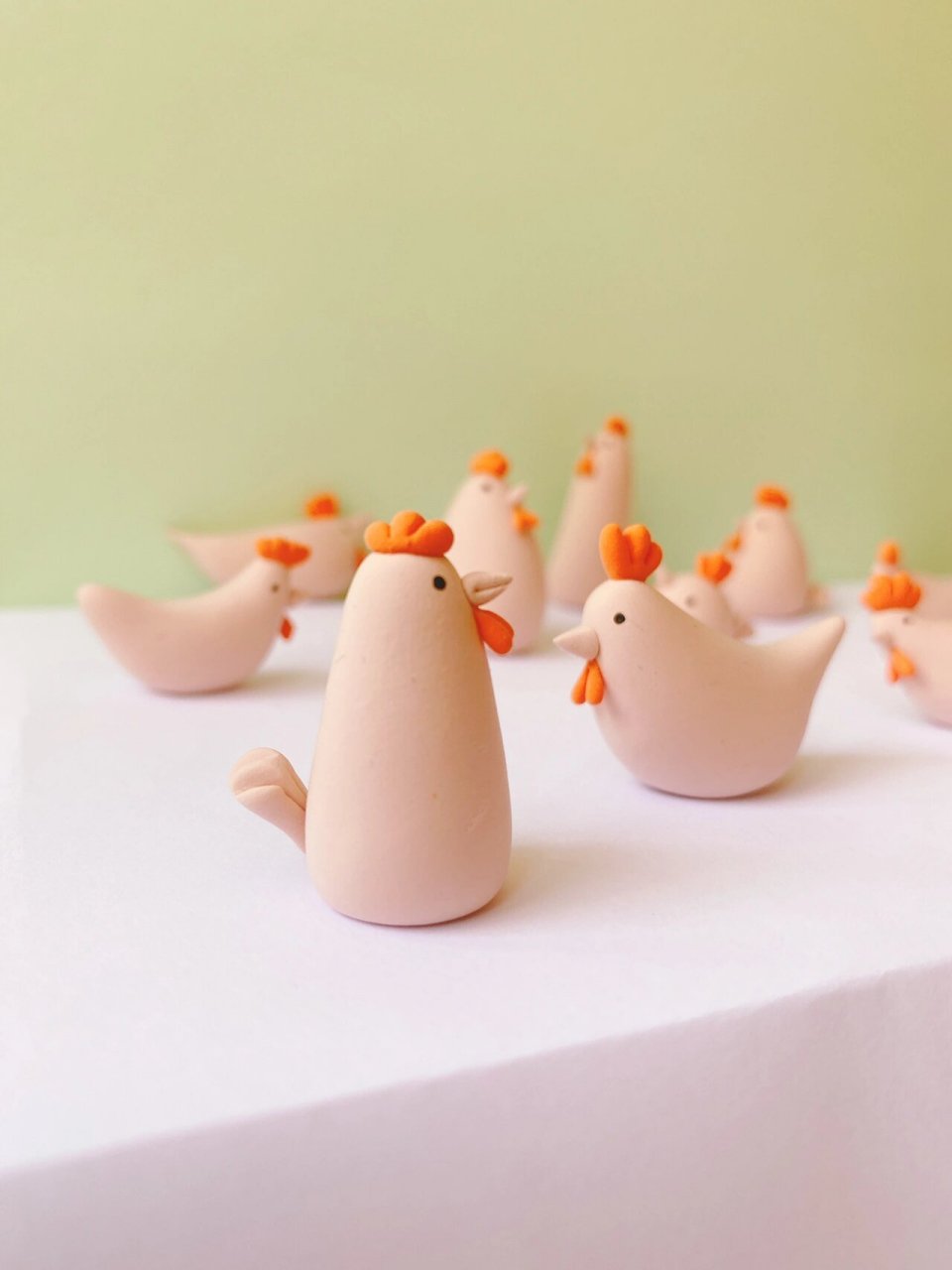 小鸡的8种黏土造型做法 #笔记灵感教程# #粘土教程# #黏土# #我家宠物