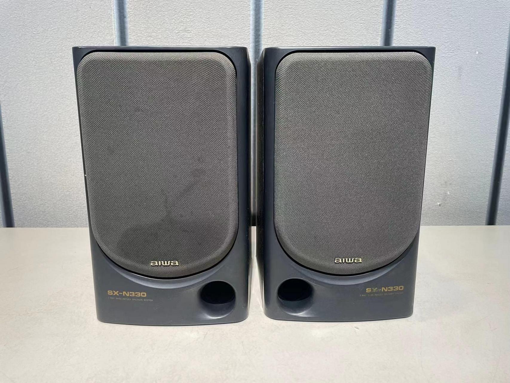 日本爱华aiwa书架音箱,220米,型号sx-n330,功能正常喇叭原装,三分频