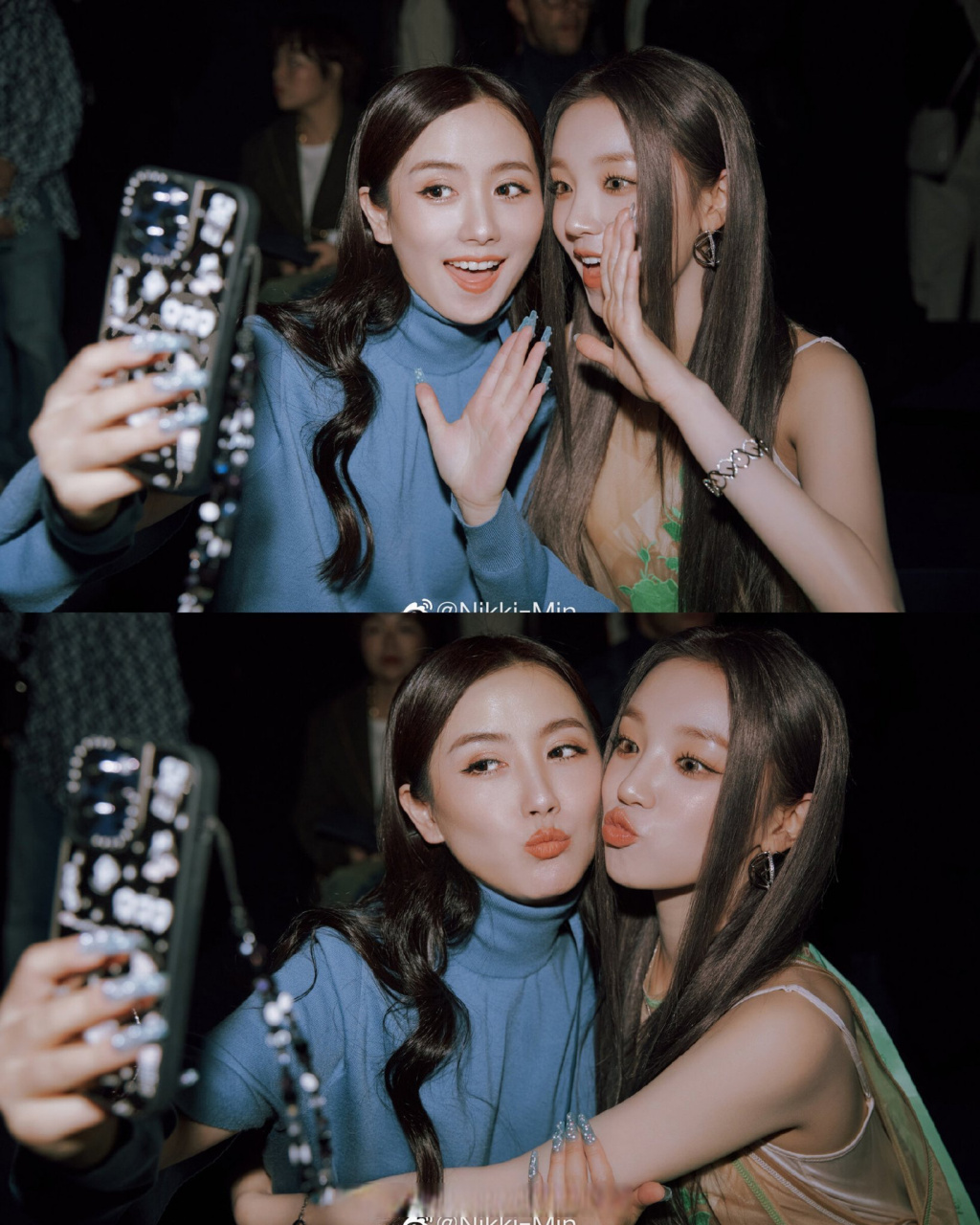 宋雨琦#路人视角下的宋雨琦海外人气  230223微博更新宋雨琦合照