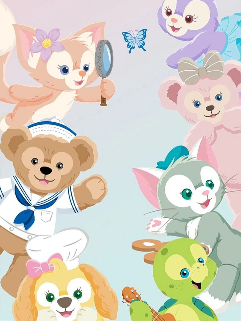 迪士尼七宝常规款壁纸 有些图好像发过,但又好像没有,无论怎样,常规款