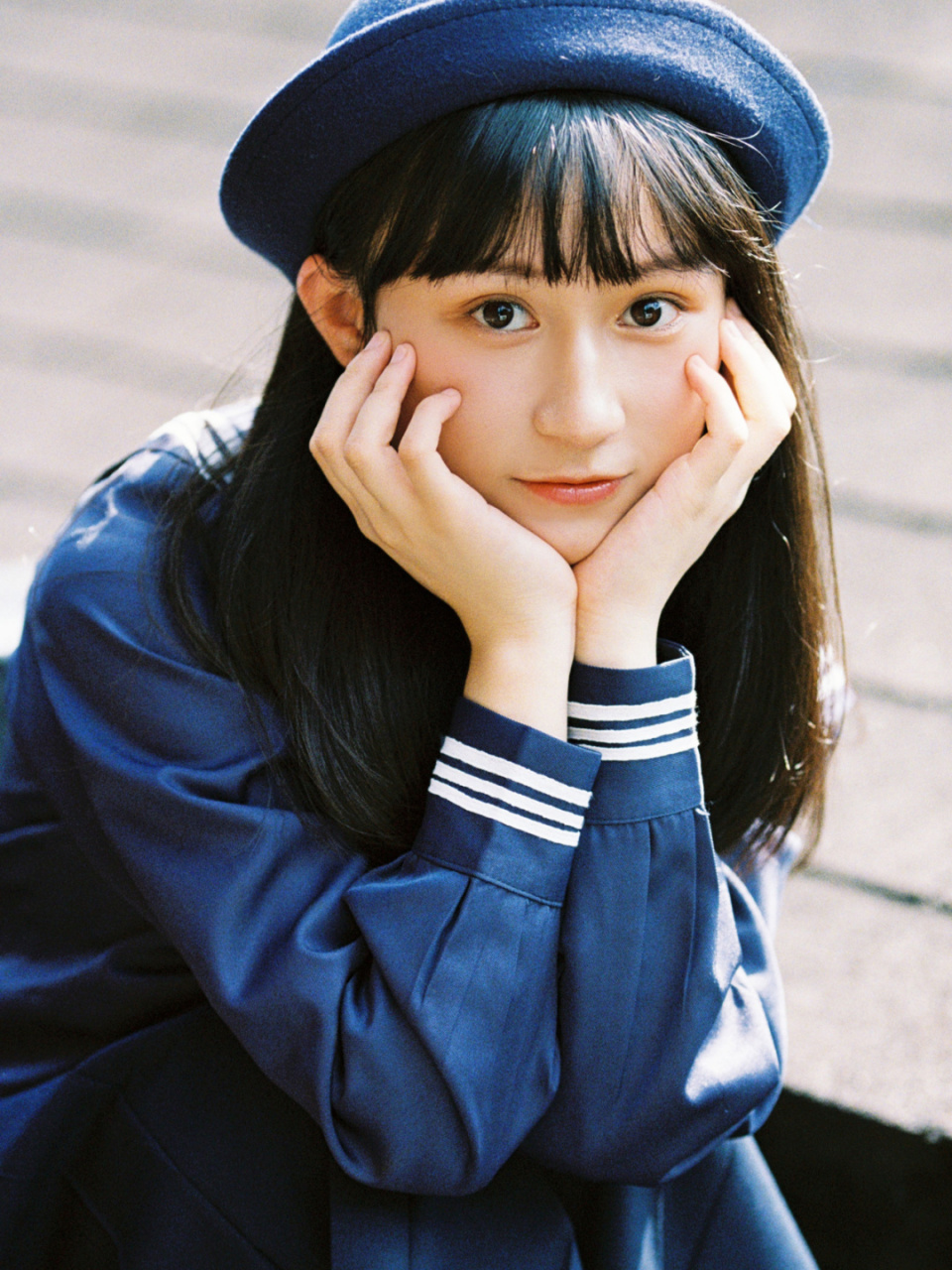 这个圆圆的帽子和jk真的是绝配,满满的气质少女感 98:场地可以选择