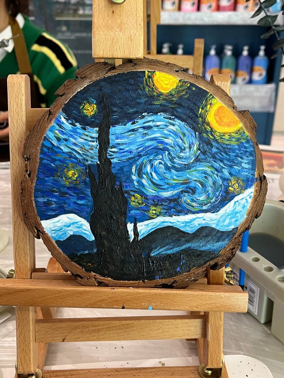 木桩画01|附作画过程 主页有四幅画的过程