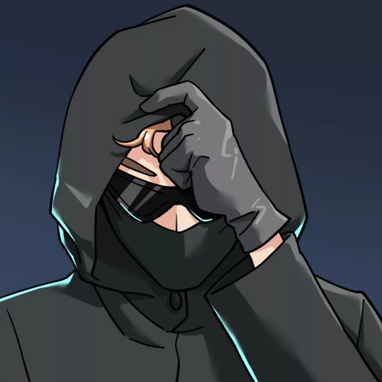 口袋神探头像之~黑雨衣大盗