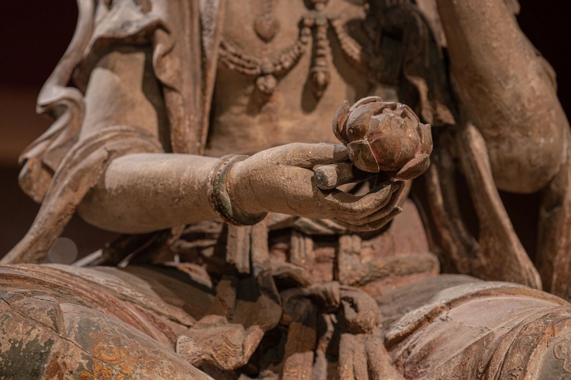 国博宋代木雕观音分享