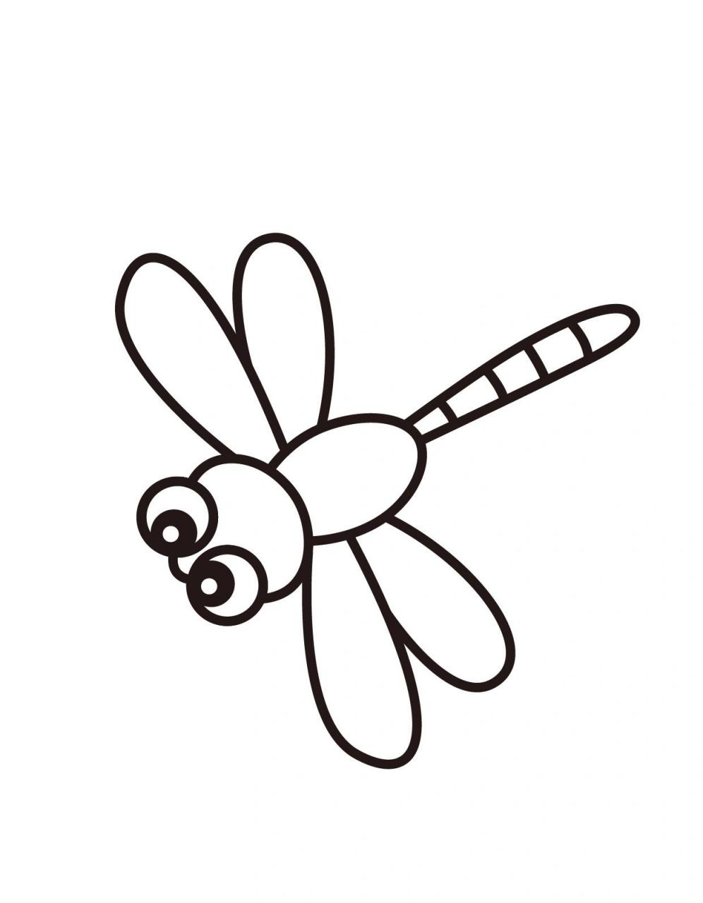 💙先画出蜻蜓的大眼睛,亮晶晶的超级可爱!