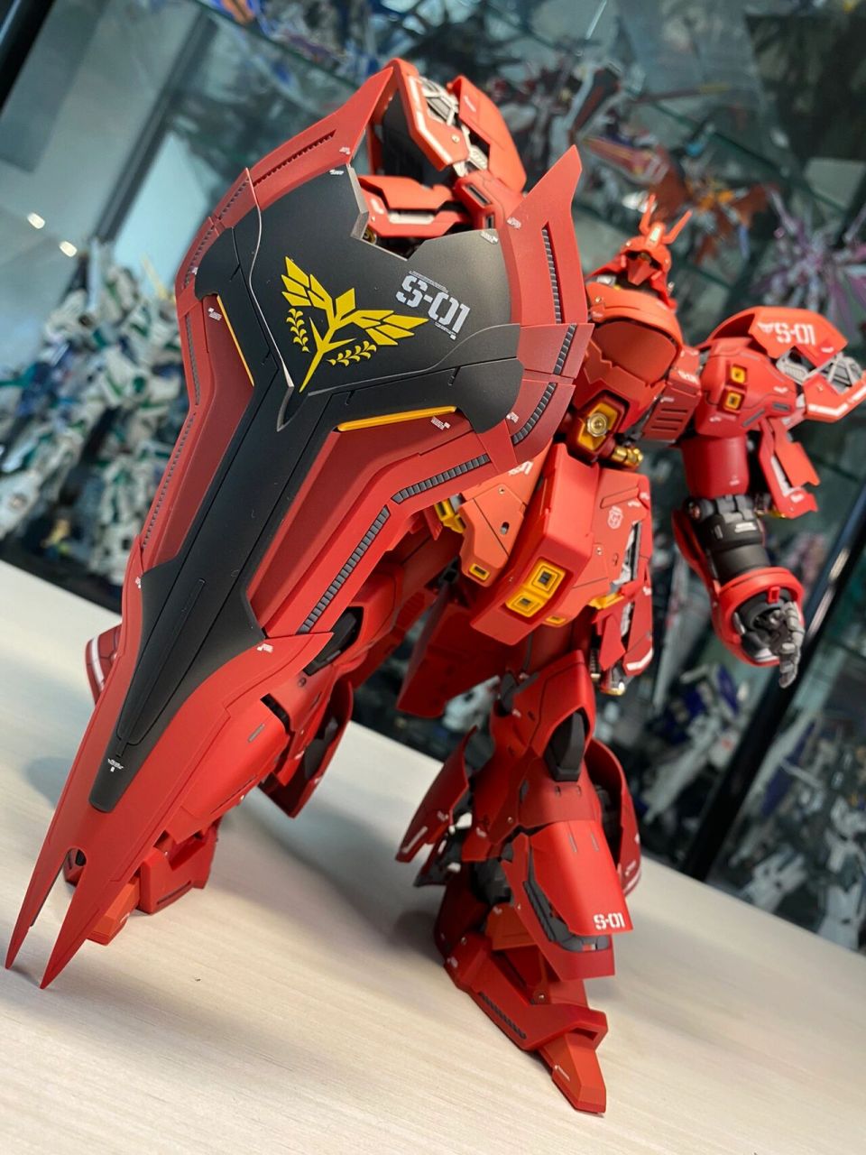 万代 mg卡版沙扎比 代工作品展示分享 素组作业 大量加装金属改件