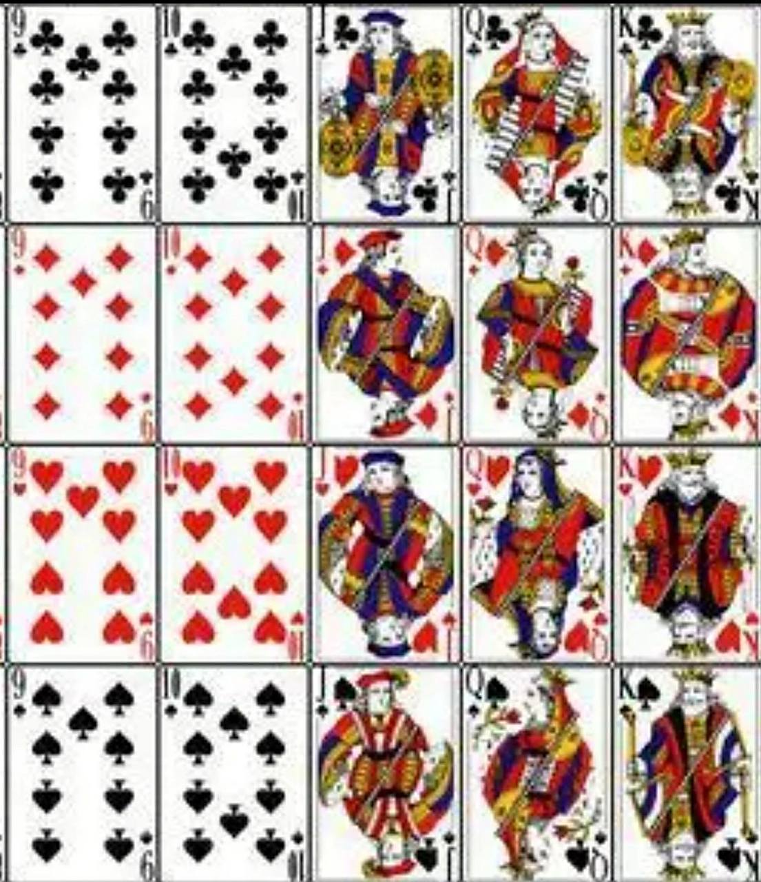 扑克牌中的数学 一副扑克牌54张 副牌2张,大王代表太阳98,小王代表