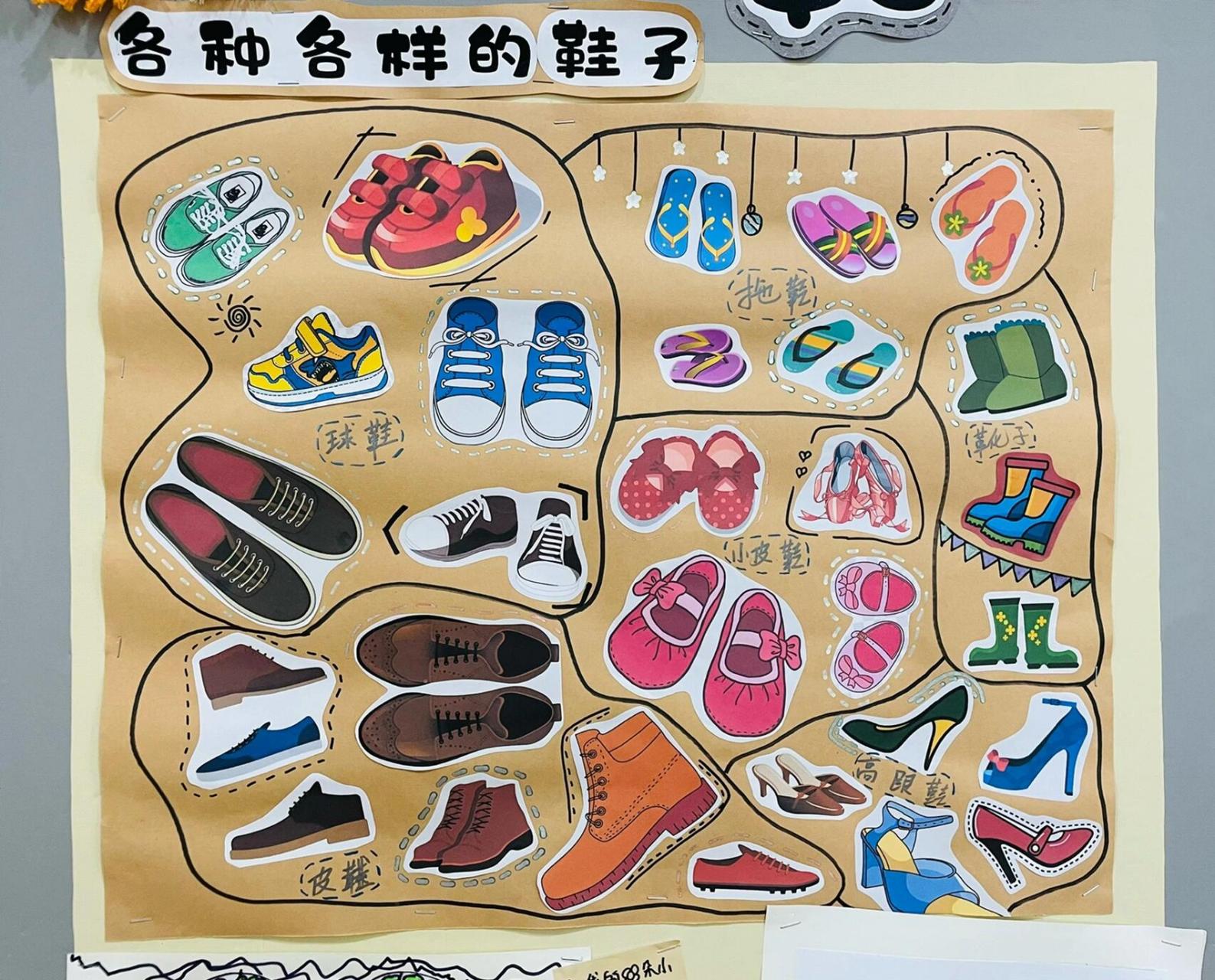 小班主题:鞋子大集合
