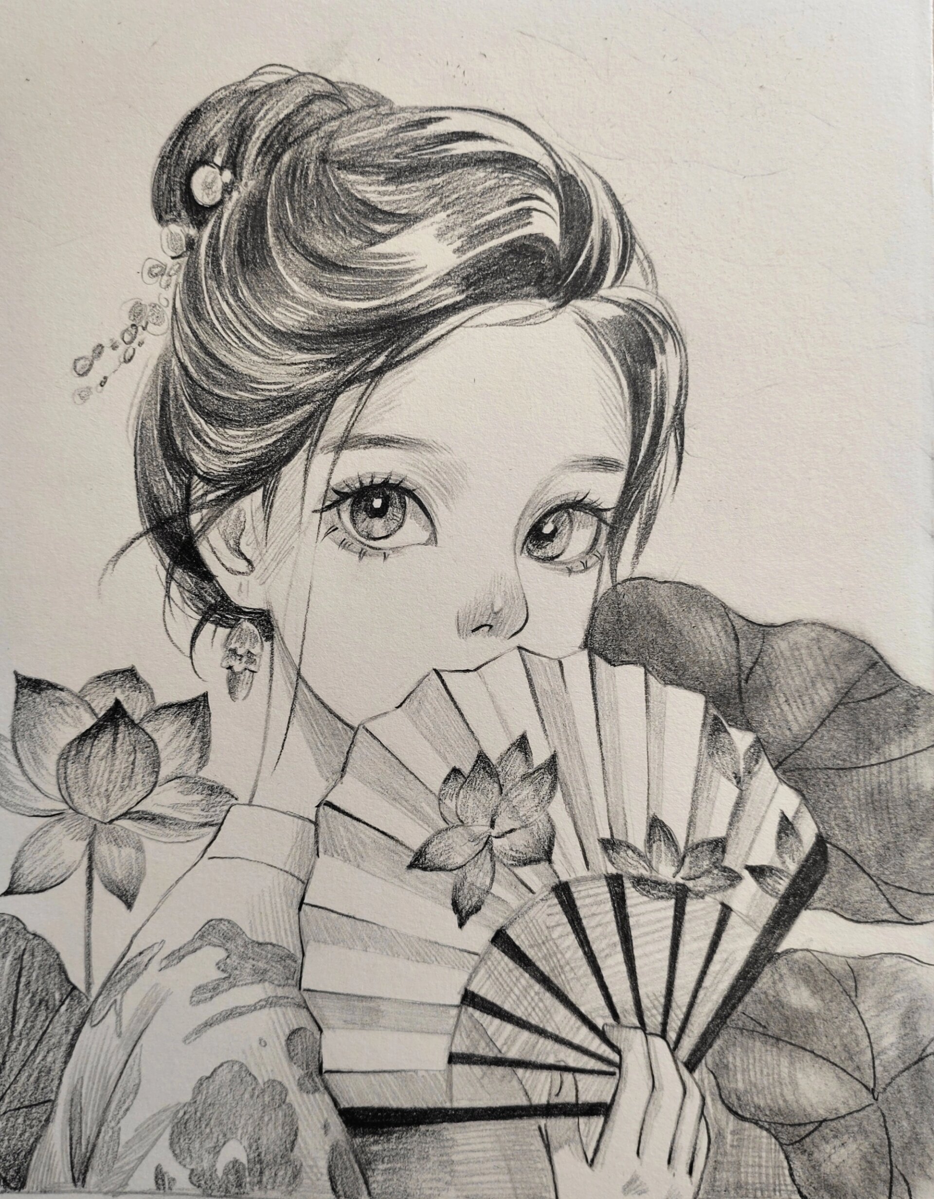 简单动漫人物素描头像