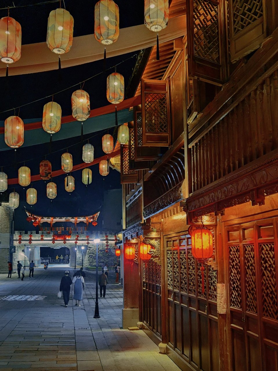 杭州富阳 | 新登古镇 | 真的好美呀 93夜晚的【新登古镇】真的美的