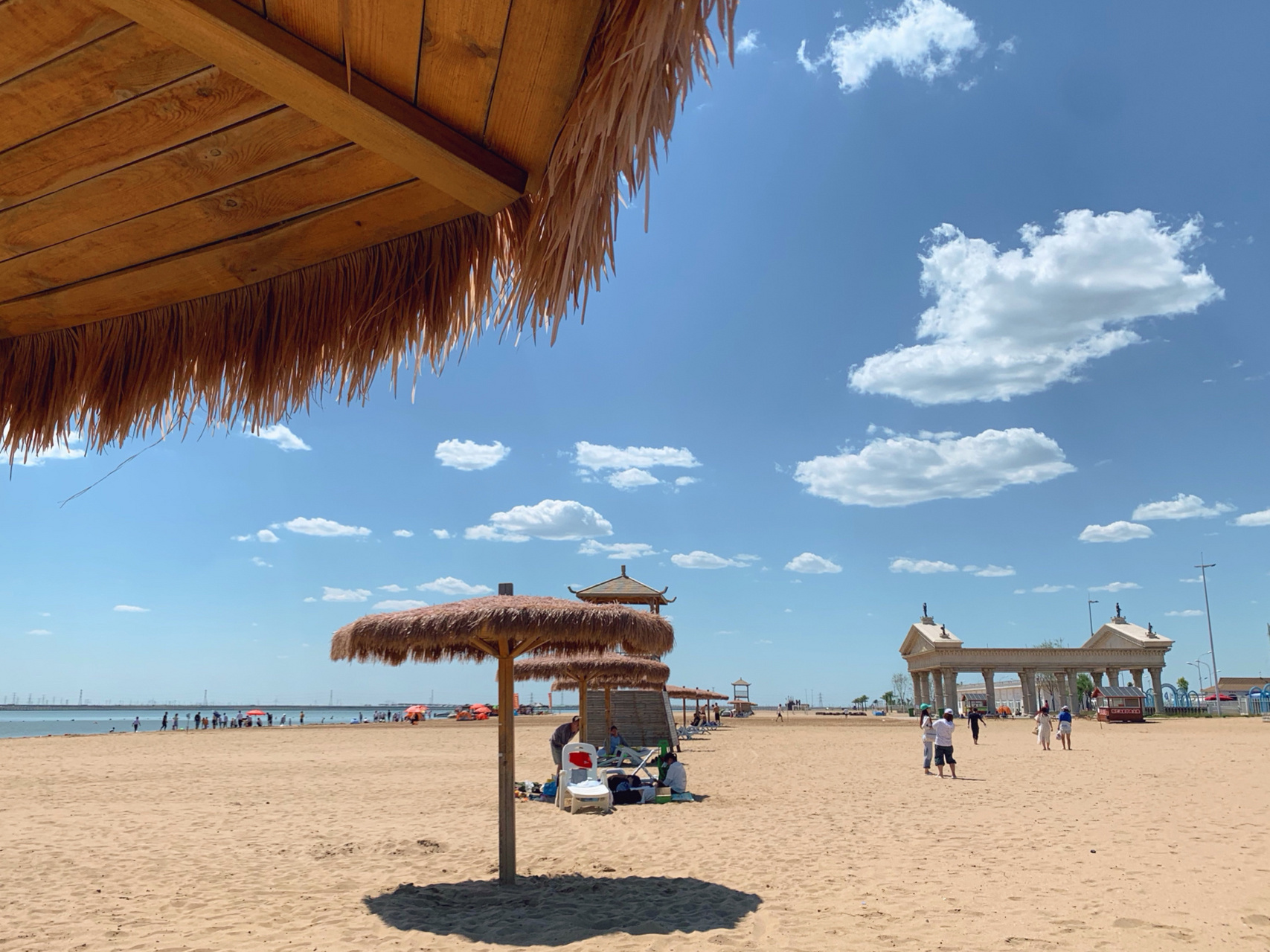 沧州黄骅港金沙滩9215(黄骅人工沙滩公园 92宝贝一直说想去海边