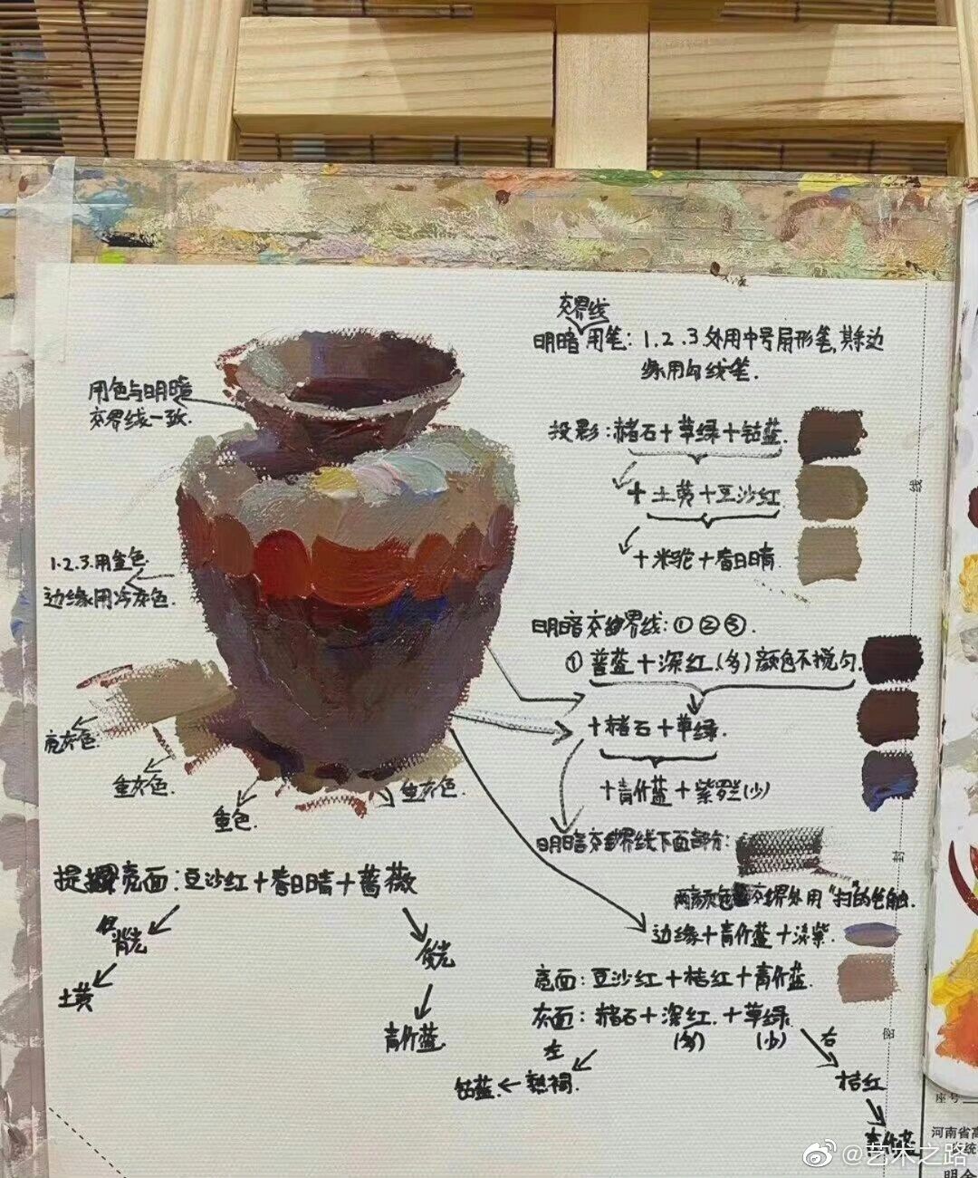 色彩罐子的画法步骤图片