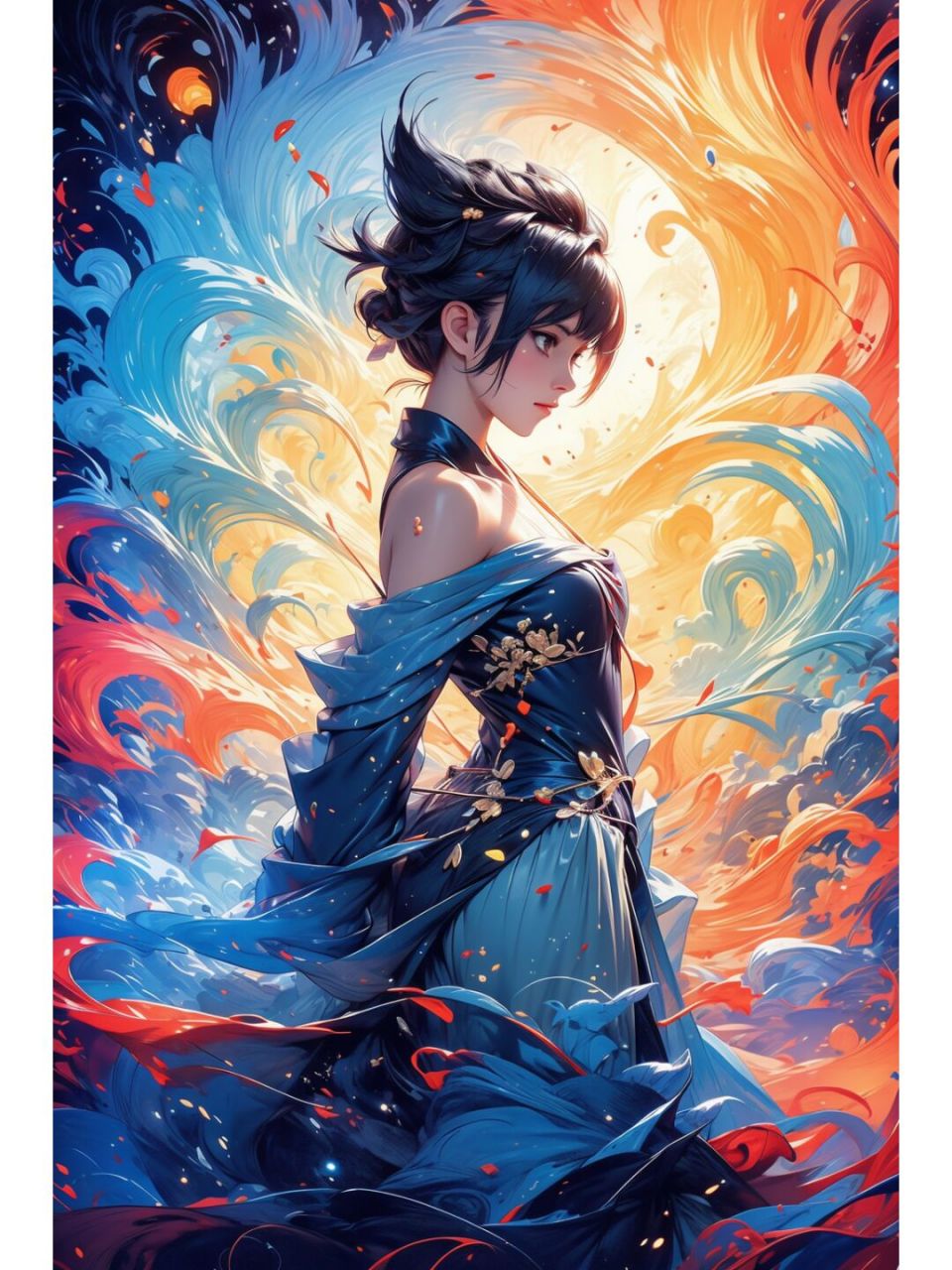 彩色立绘:富有张力的彩色忍者世界~ #想记录下此刻#0202#火影忍者