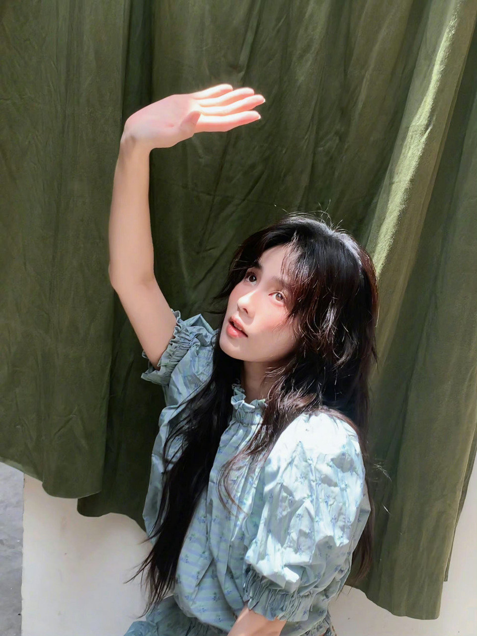 白鹿卷发元气妆#  鹿鹿美亖