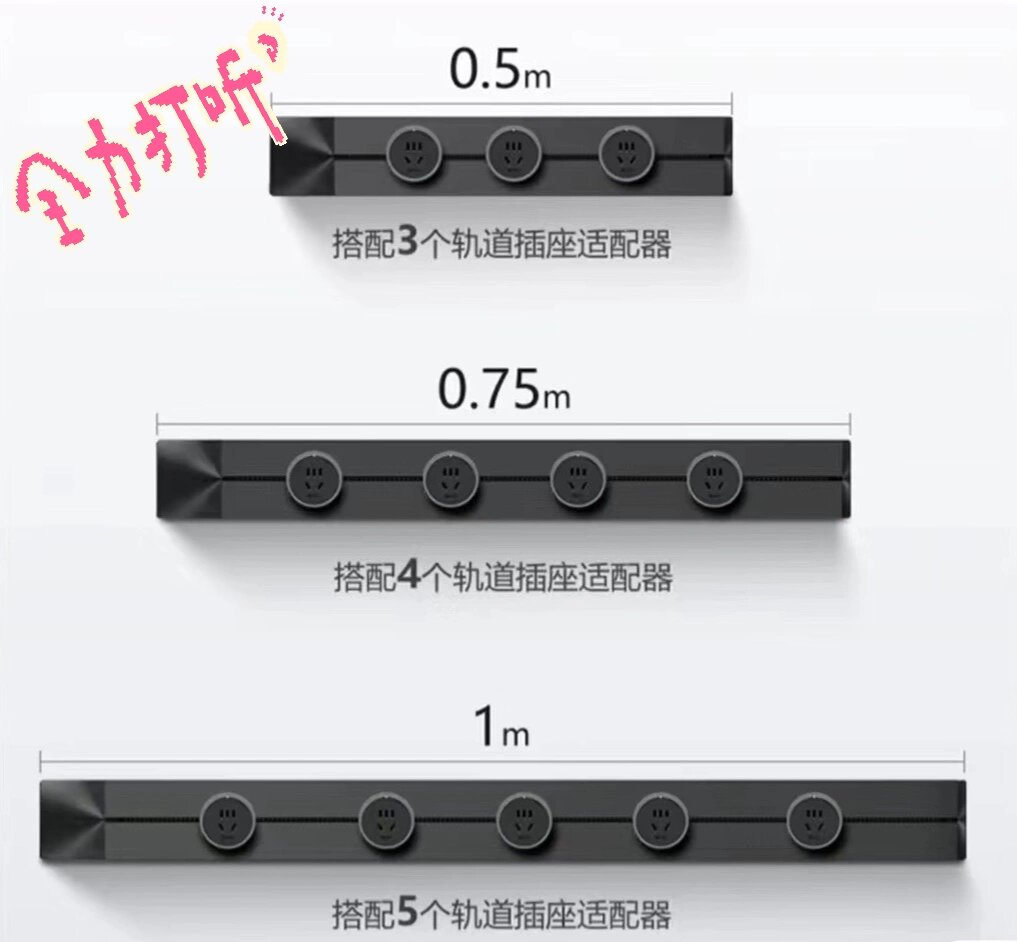 餐边柜轨道插座选多长