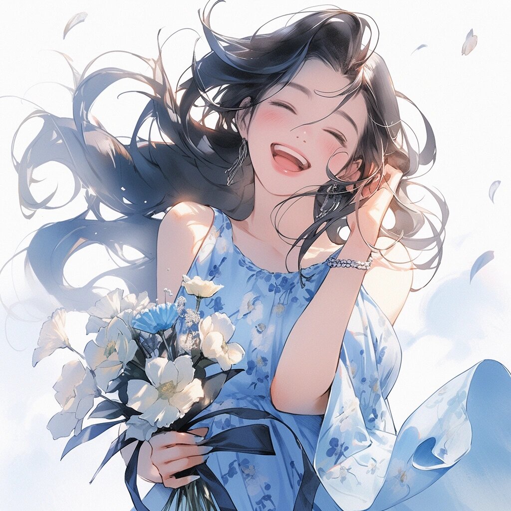 笑容能治愈一切 女生头像