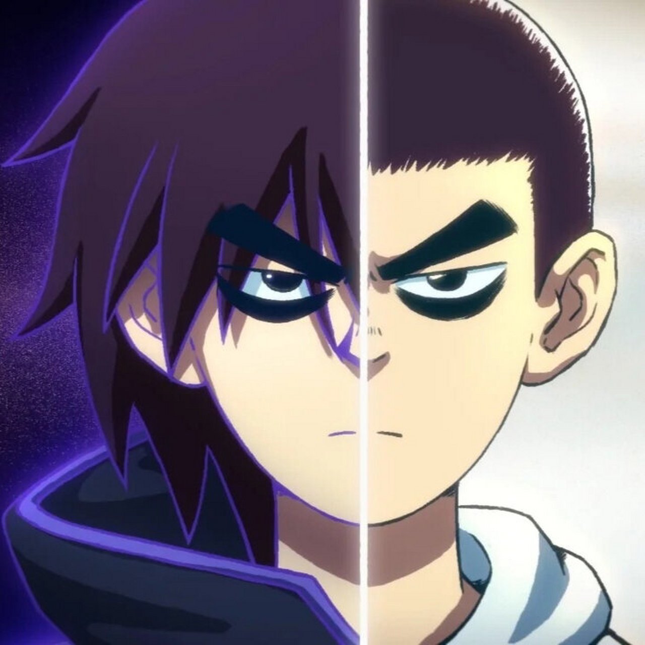 刺客伍六七 手绘教程 没有紫色的笔 就把有线的地方空出来 (该涂黑的