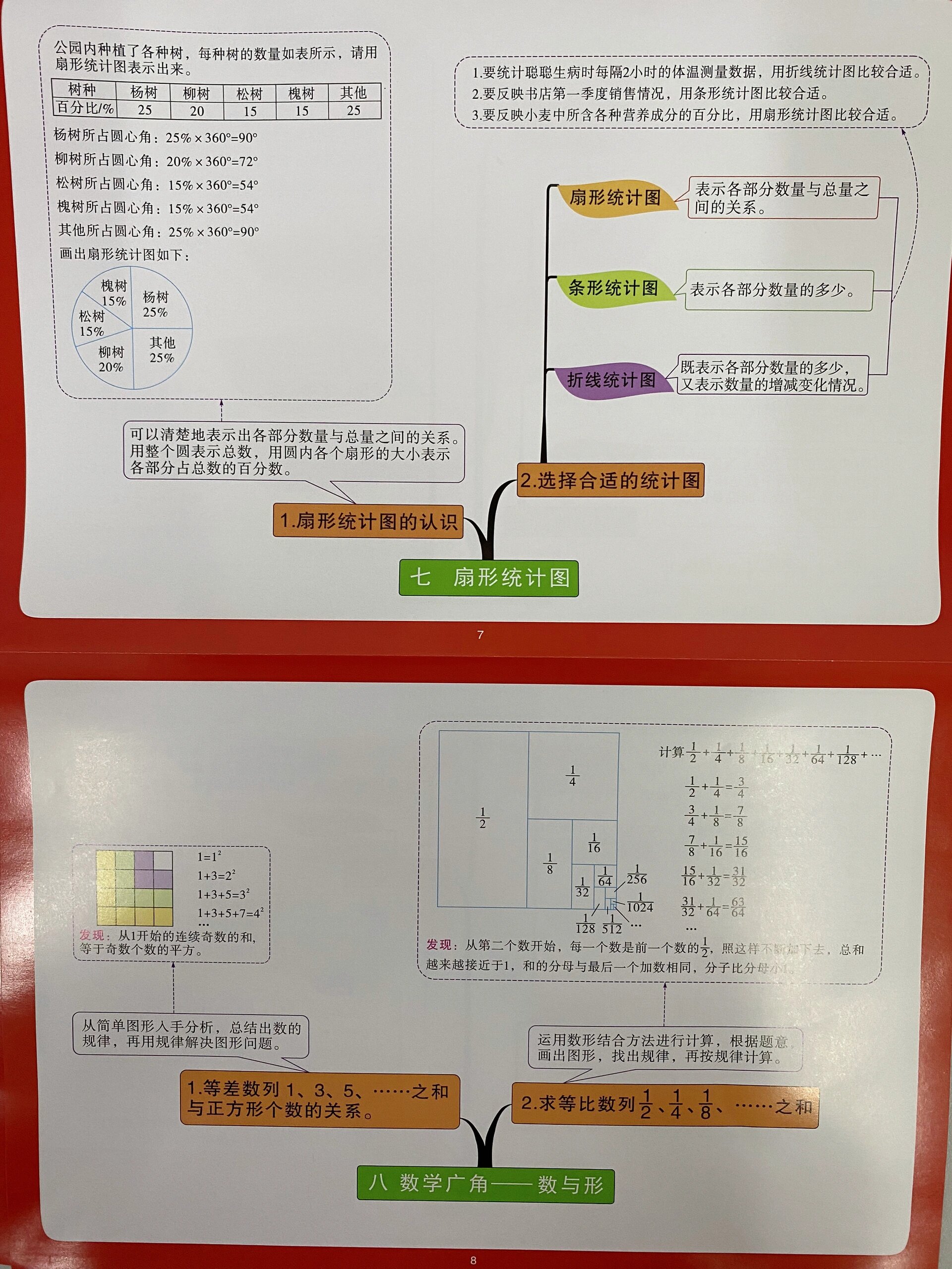 六年级上册数学树状图图片