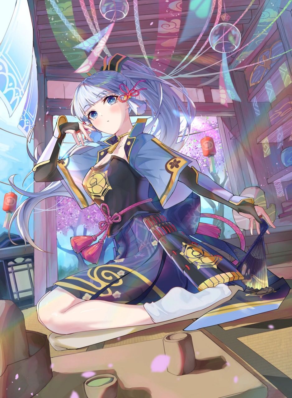 神里绫华壁纸 诶嘿