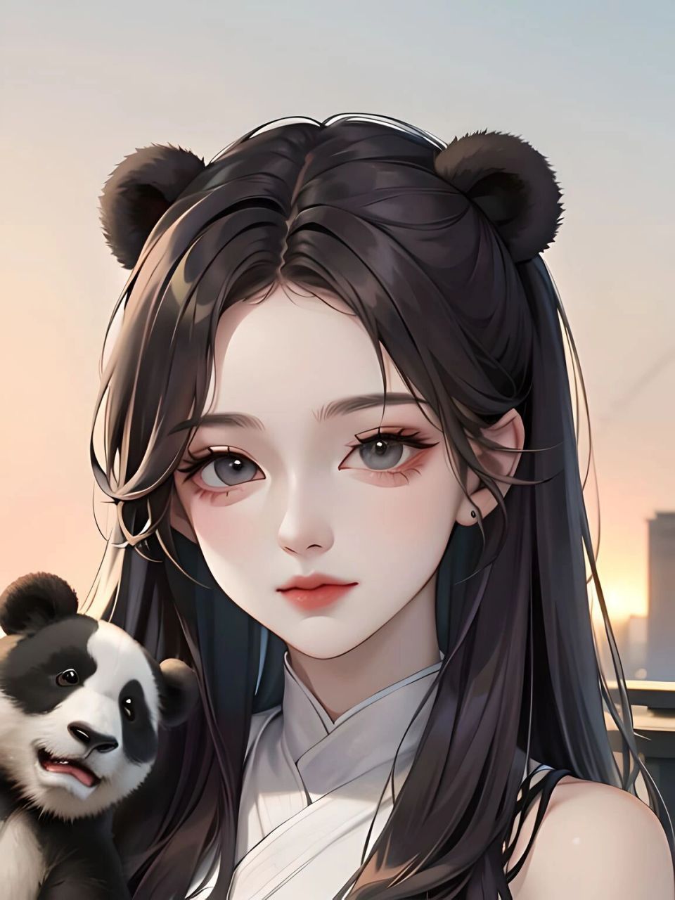 94国宝拟人 94熊猫小姐姐ai绘画