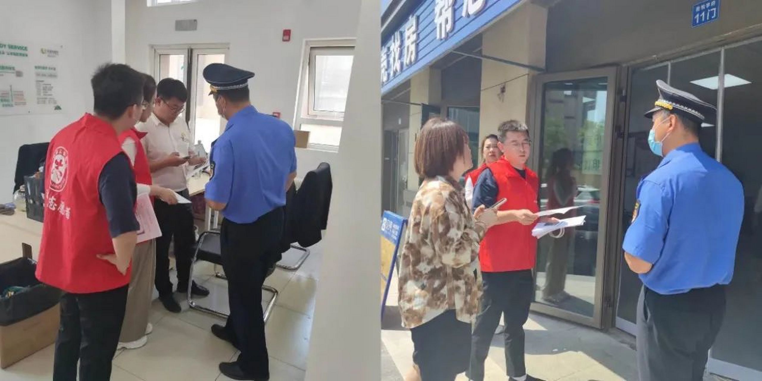 两邻社区推荐官# 道义街道:规范门头牌匾 提升城市"颜值" 为提升辖区