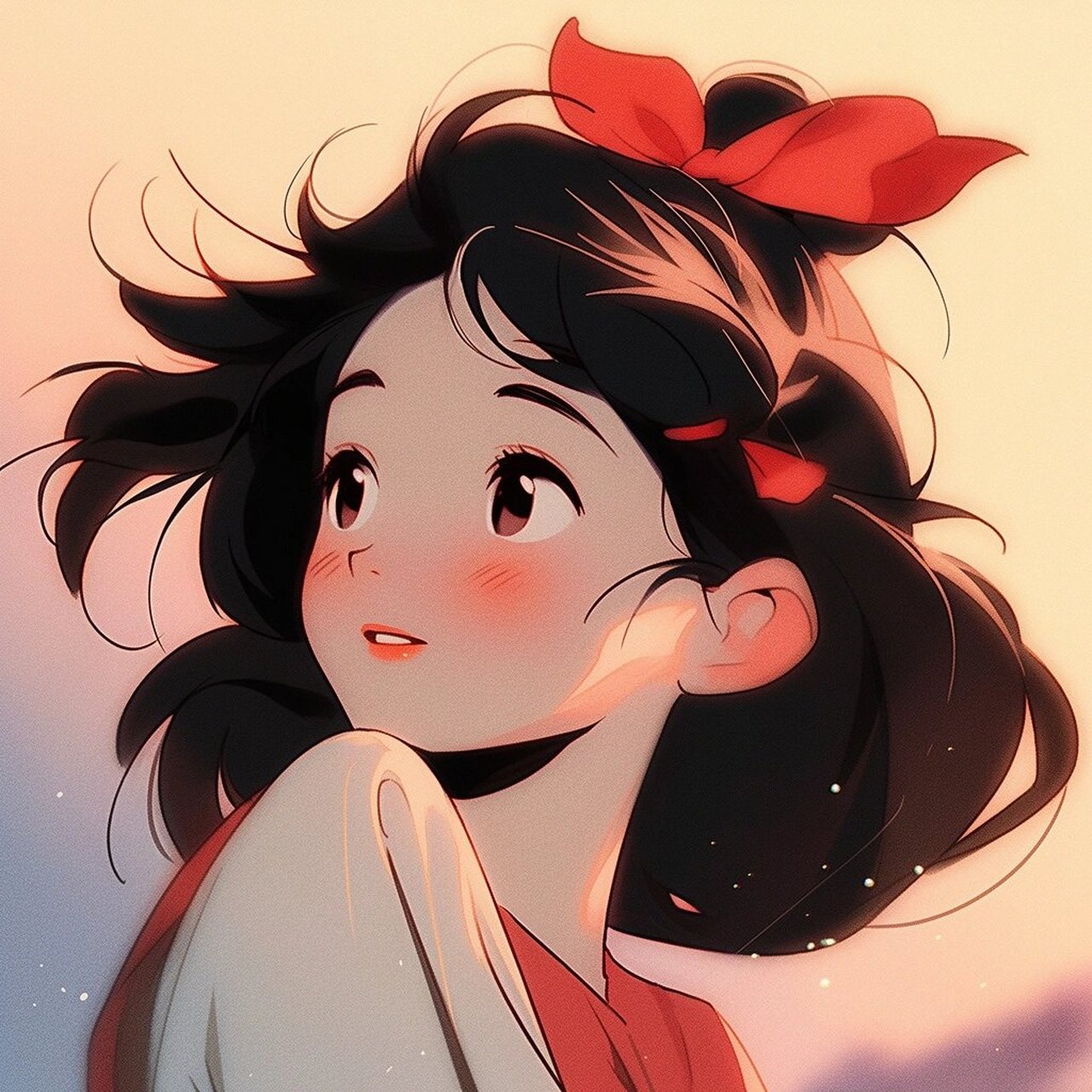 少女头像丨起风了