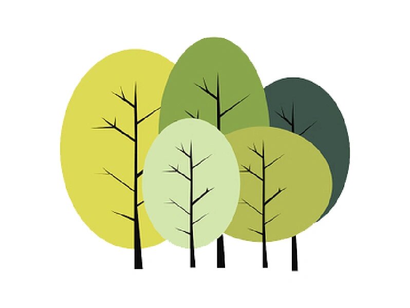 今天分享一组卡通树木免抠素材,希望能给你们的创作 带来帮助 	 96