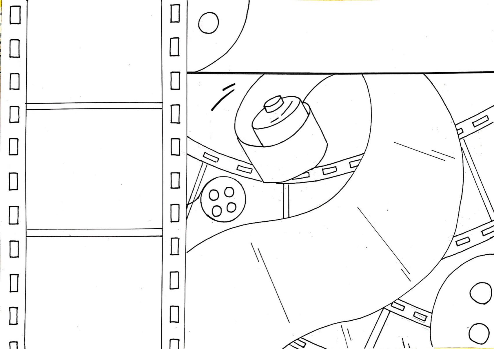 原创手抄报模版复古胶片 今天画了一组复古色系的手抄报,大家觉得适合