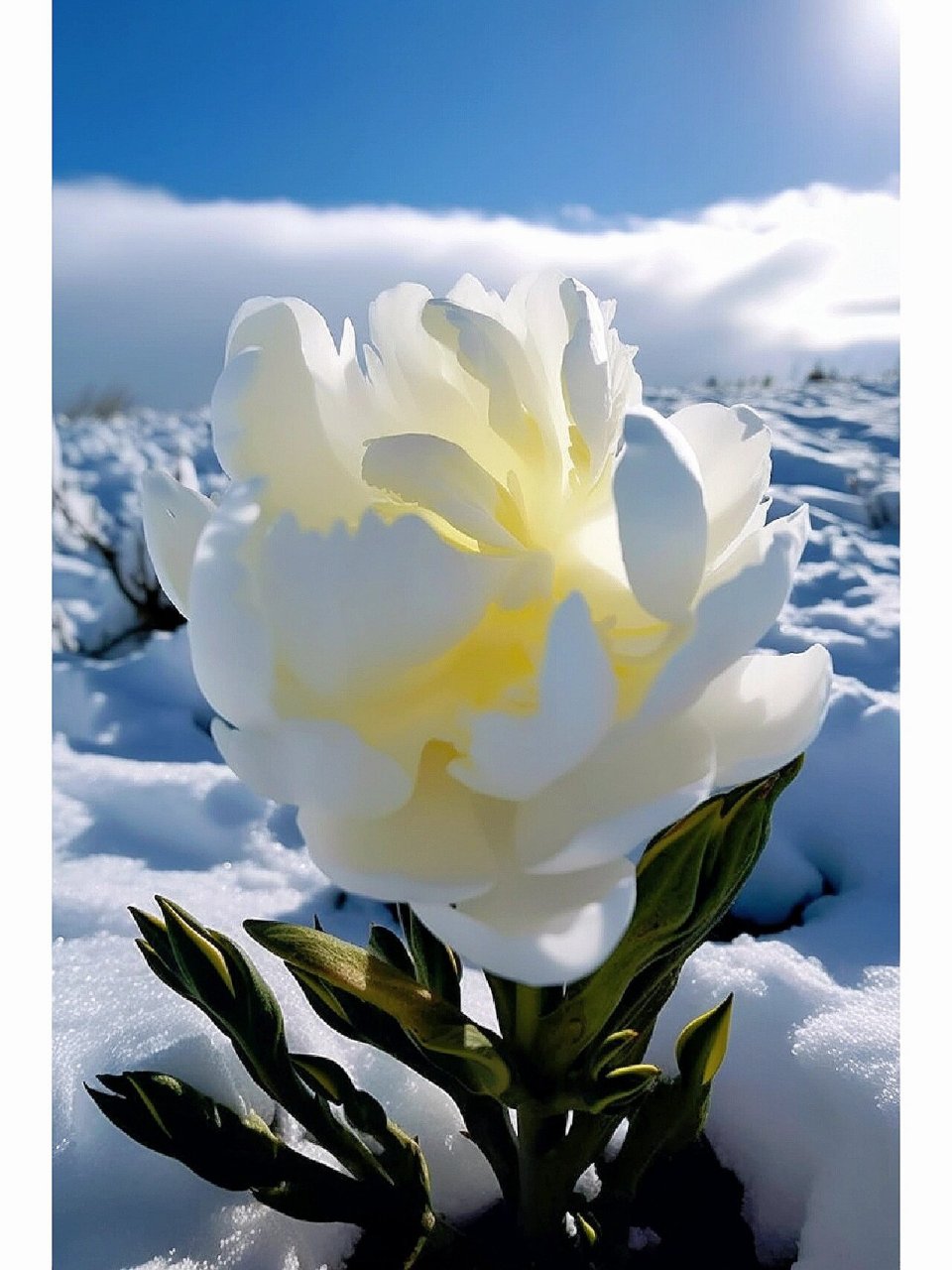 天山雪莲,纯白,圣洁 雪莲花语:纯白的爱,坚韧,纯洁,给人们带来希望