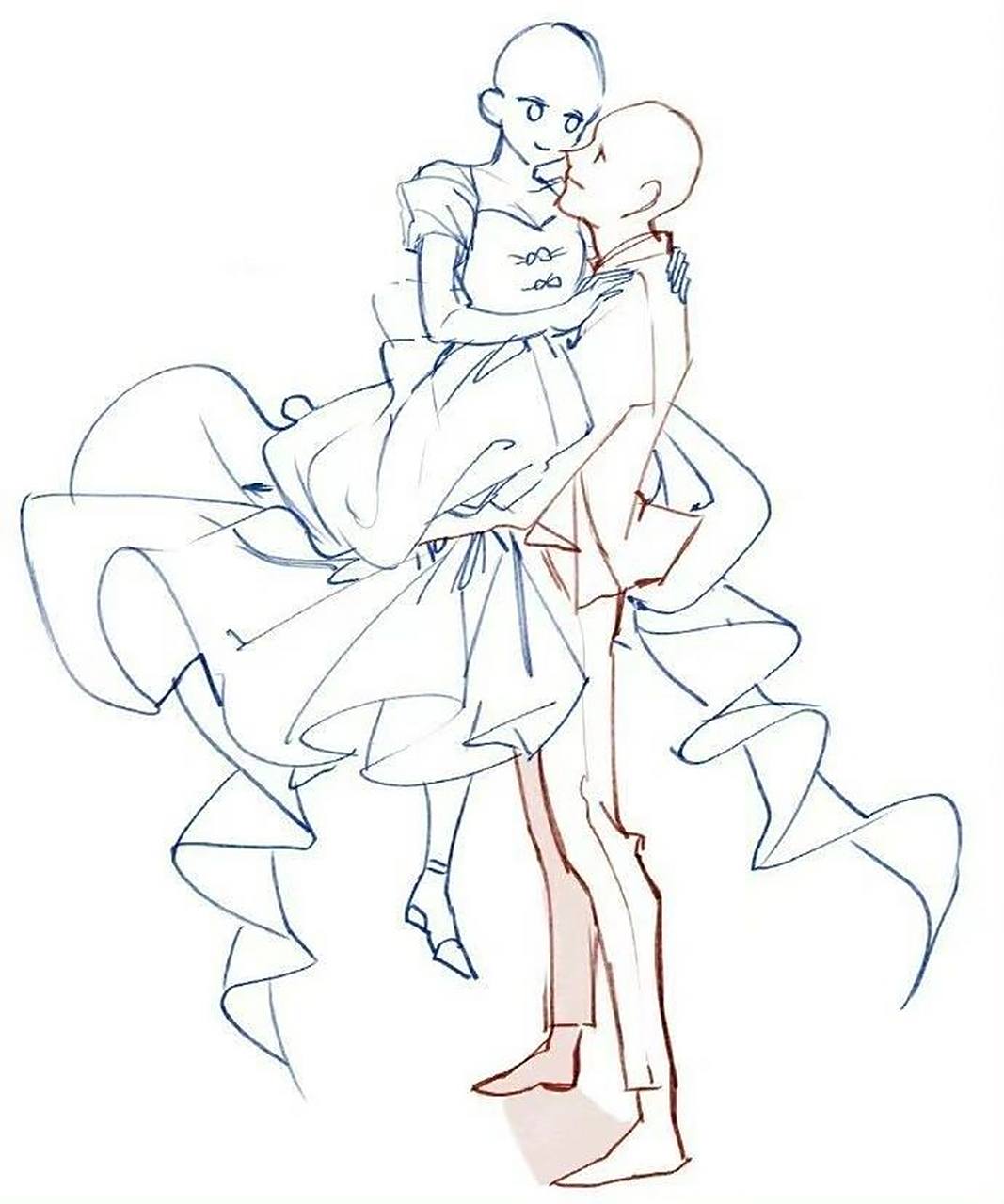 男女双人美姿动作参考         基础