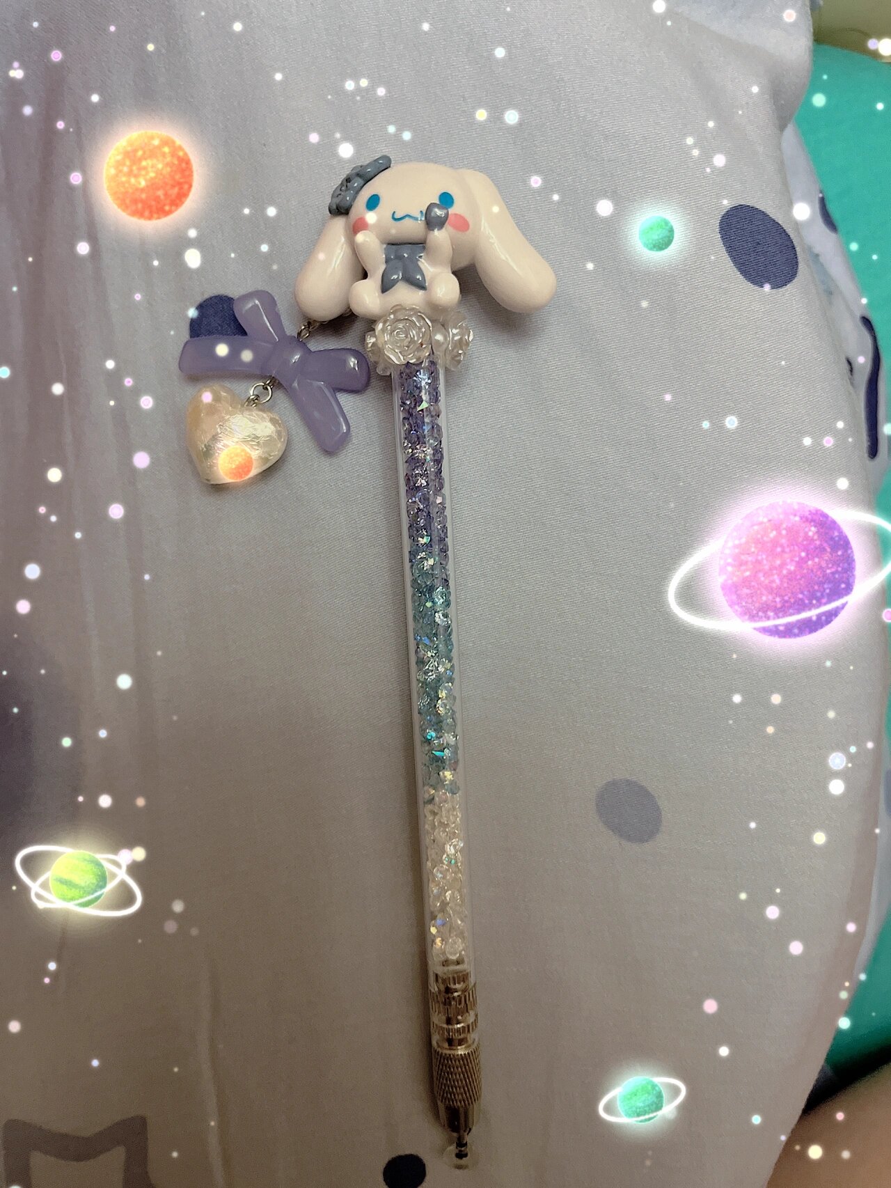 自制玉桂狗触屏笔 一直嫌弃苹果手机的触屏笔难看,在其他软件上看到