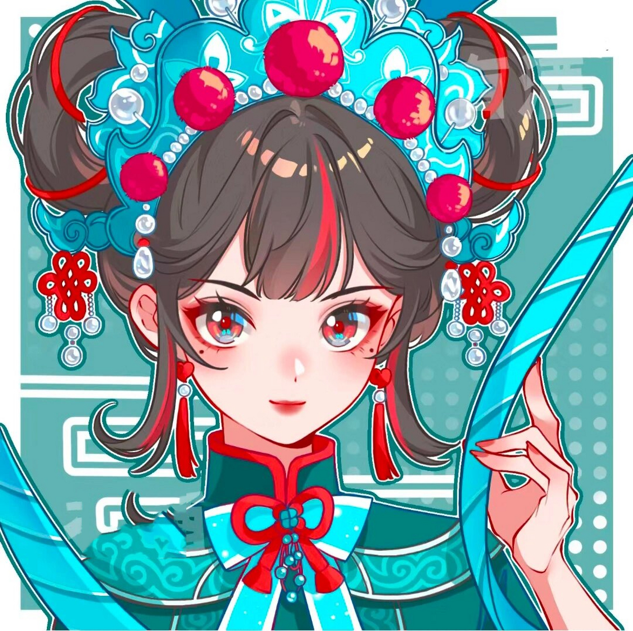 川剧少女梧桐头像 拟人